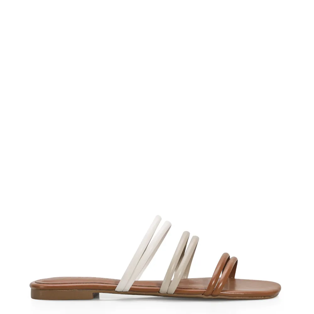 Rasteirinha Alt Caramelo/Off White - imagem 3