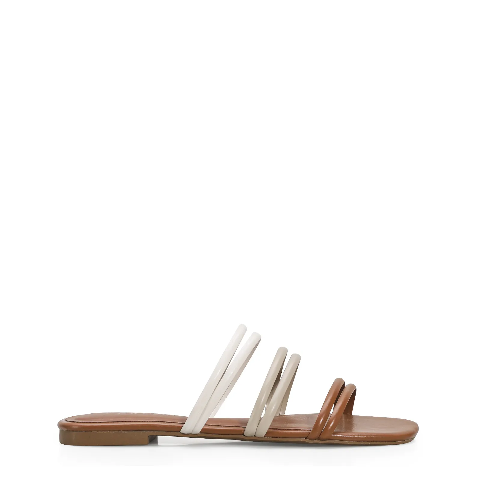Rasteirinha Alt Caramelo/Off White