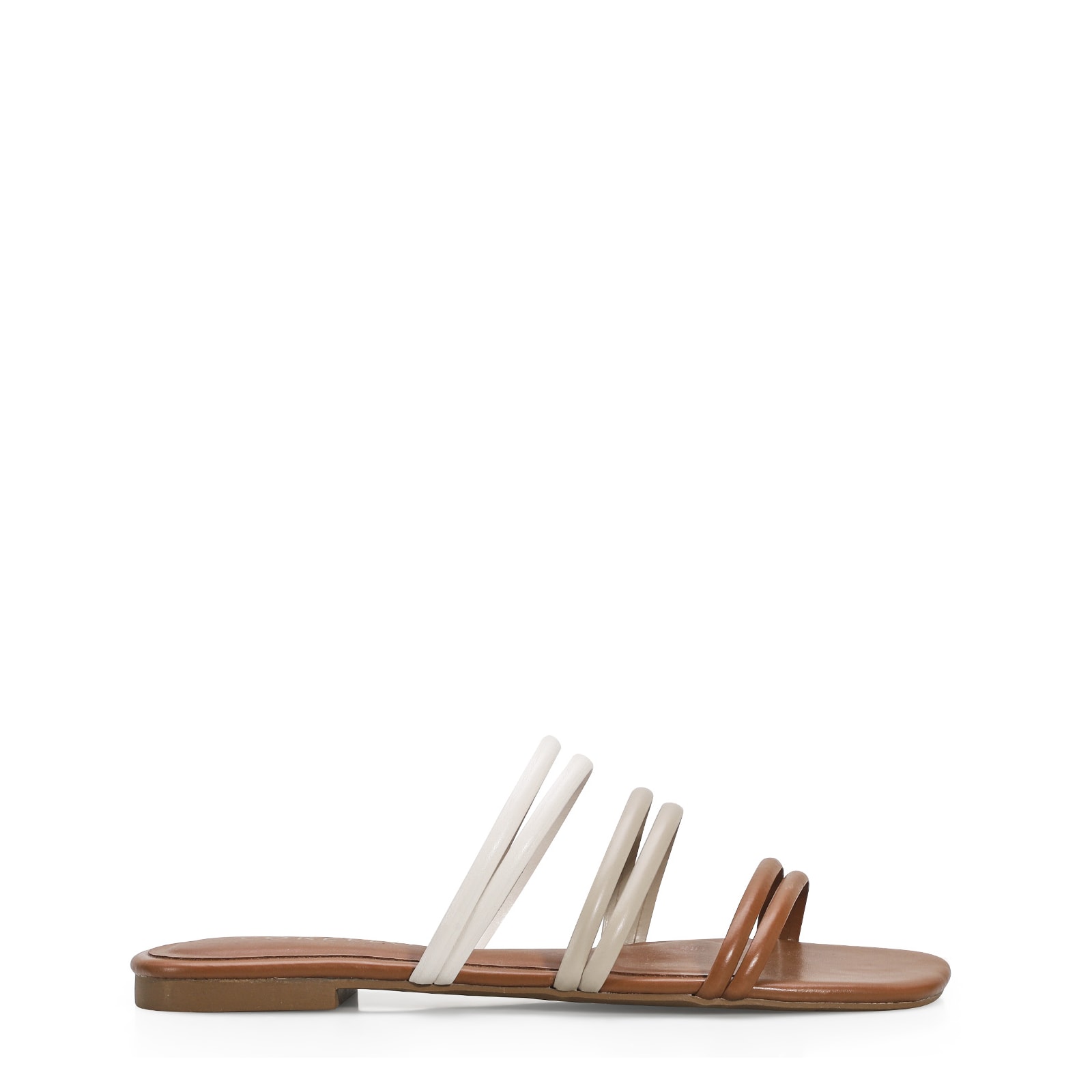 Rasteirinha Alt Caramelo/Off White