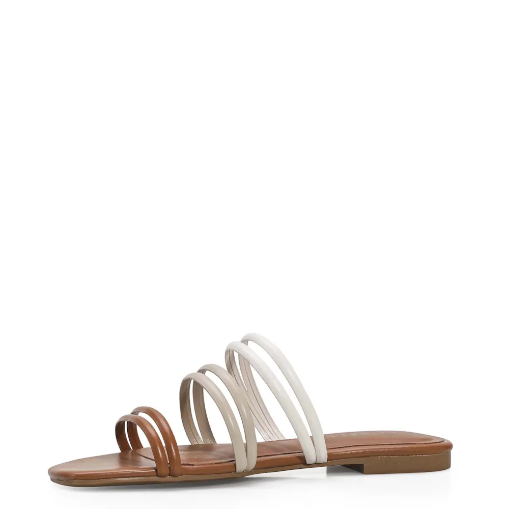 Rasteirinha Alt Caramelo/Off White - imagem 5