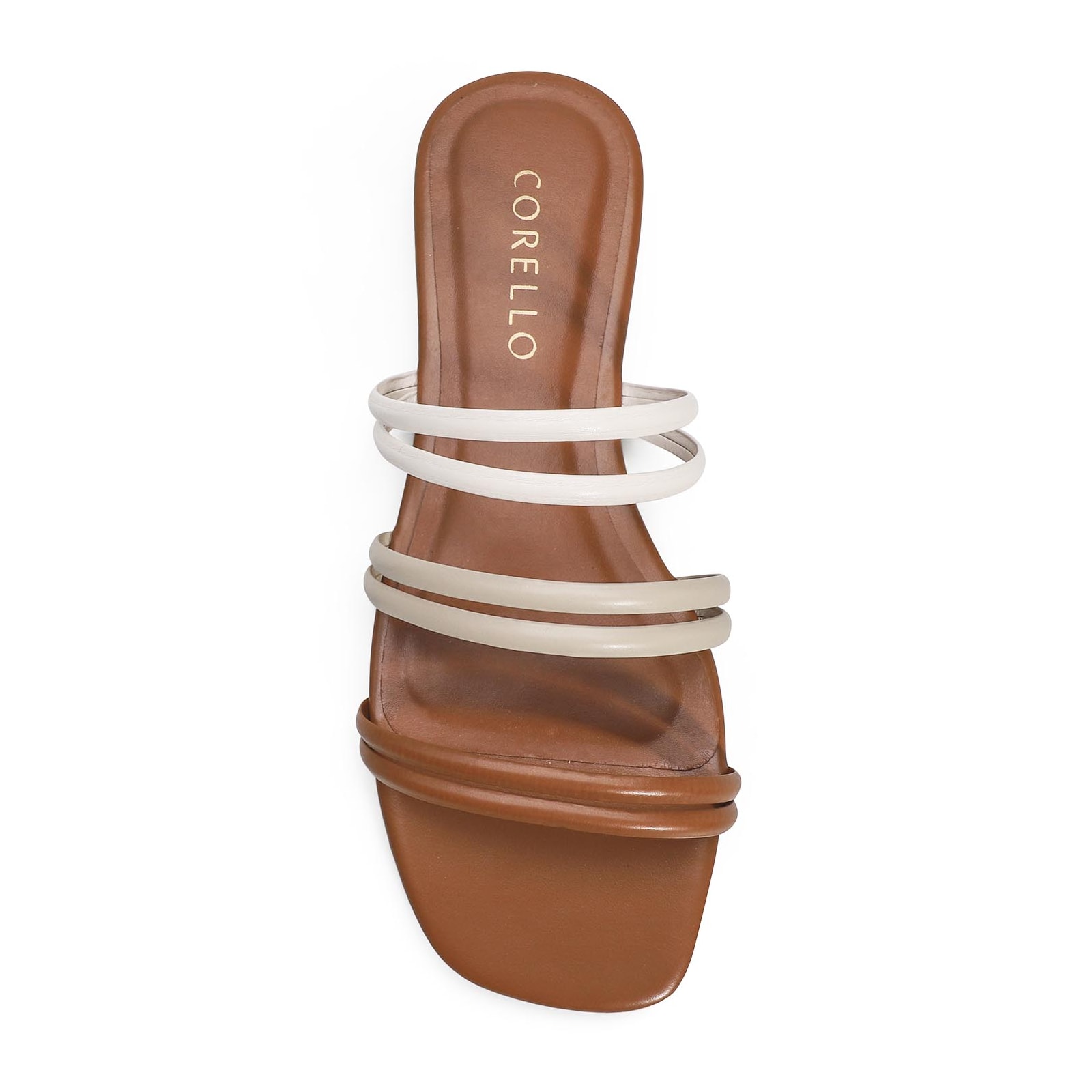 Rasteirinha Alt Caramelo/Off White