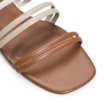 Rasteirinha Alt Caramelo/Off White - imagem 7
