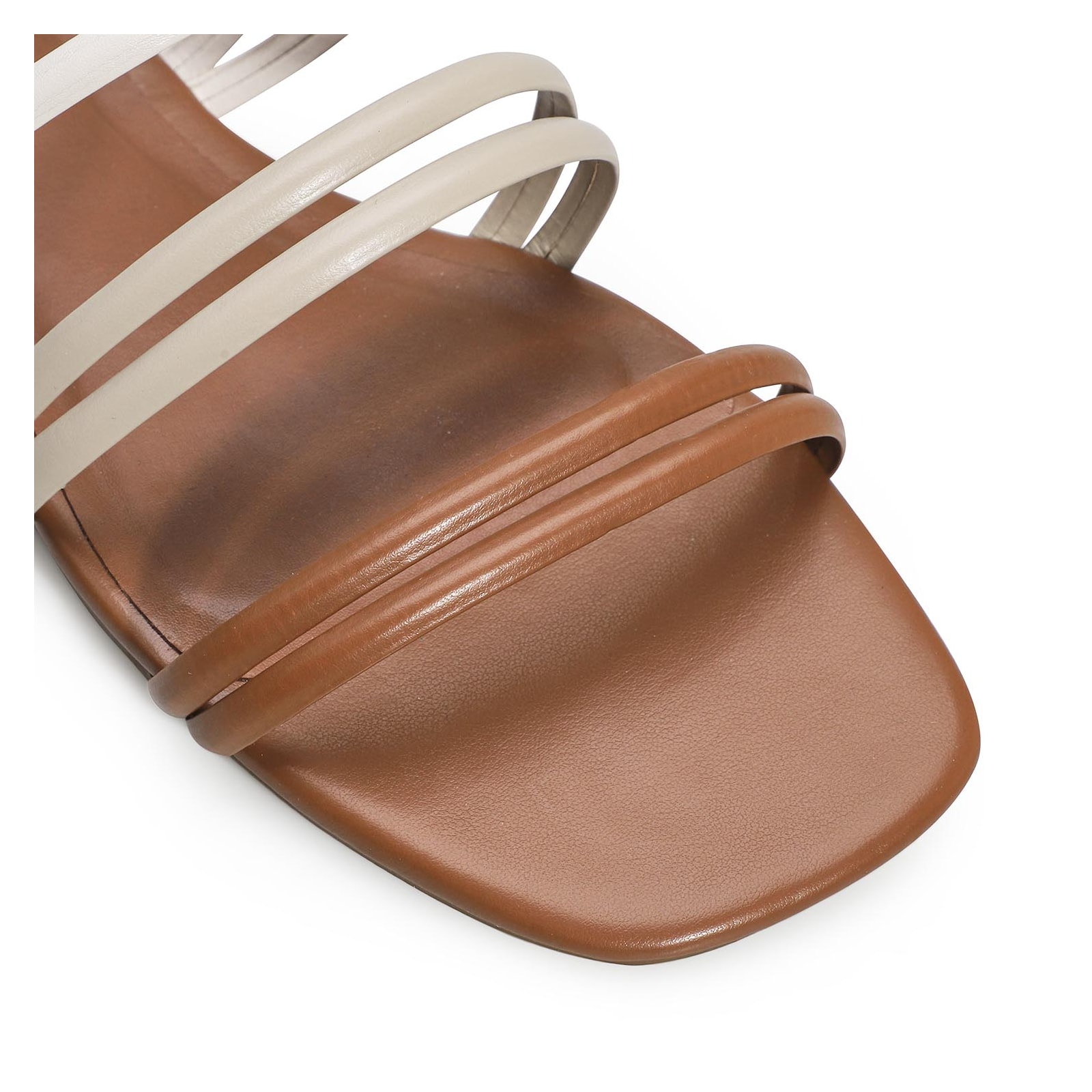 Rasteirinha Alt Caramelo/Off White
