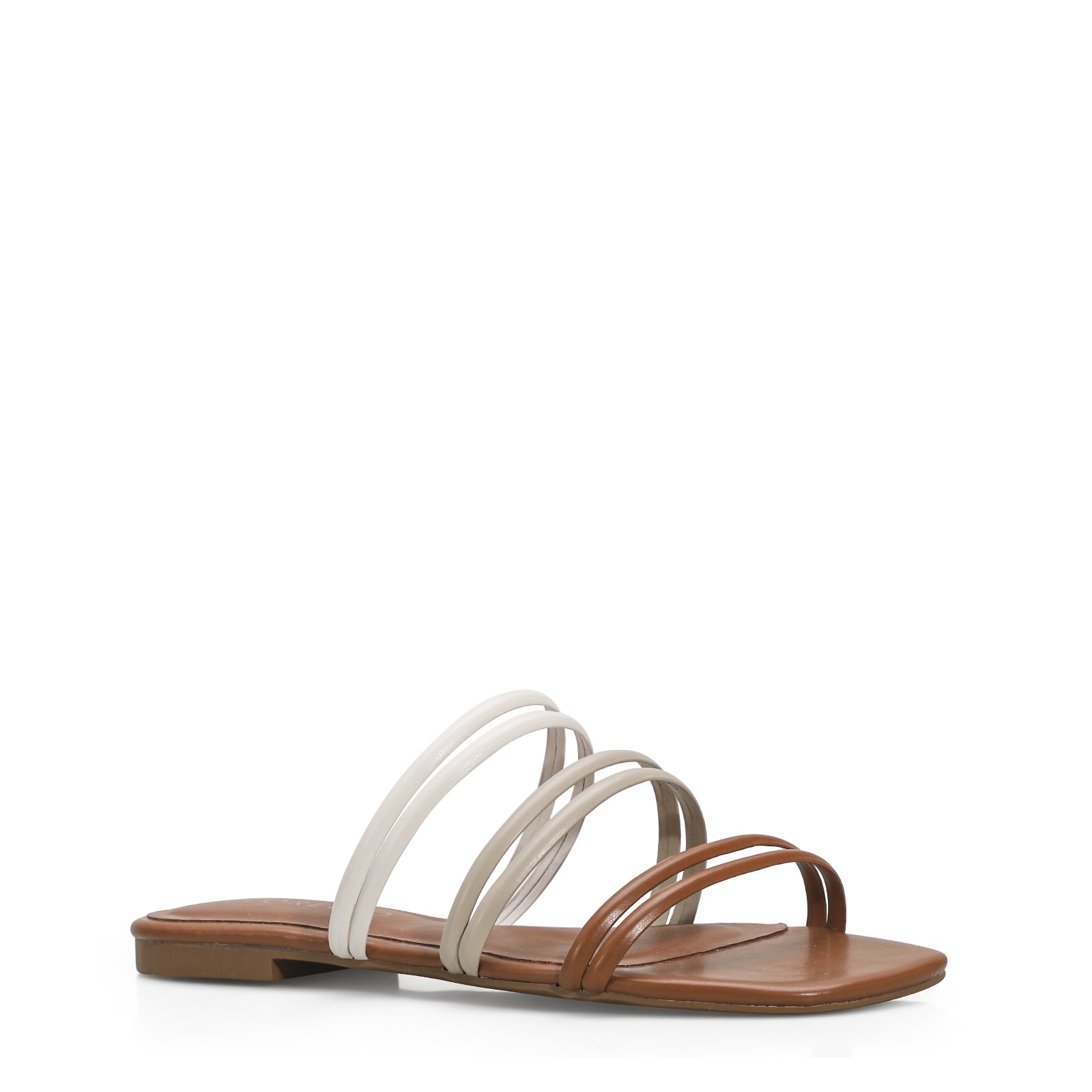 Rasteirinha Alt Caramelo/Off White