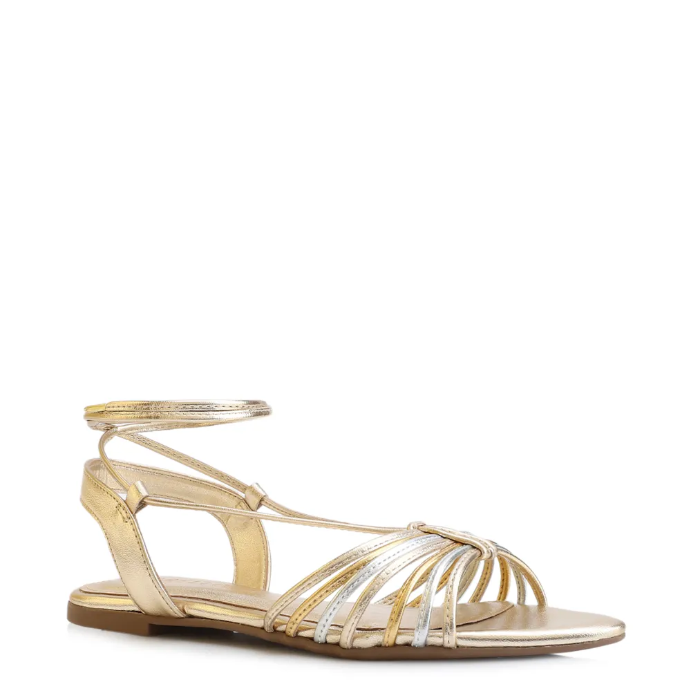 Rasteirinha Alt Dourado/Prata