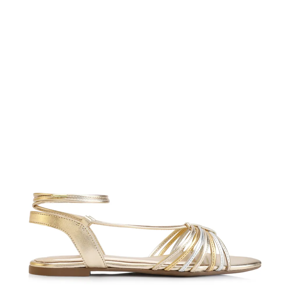 Rasteirinha Alt Dourado/Prata - imagem 3