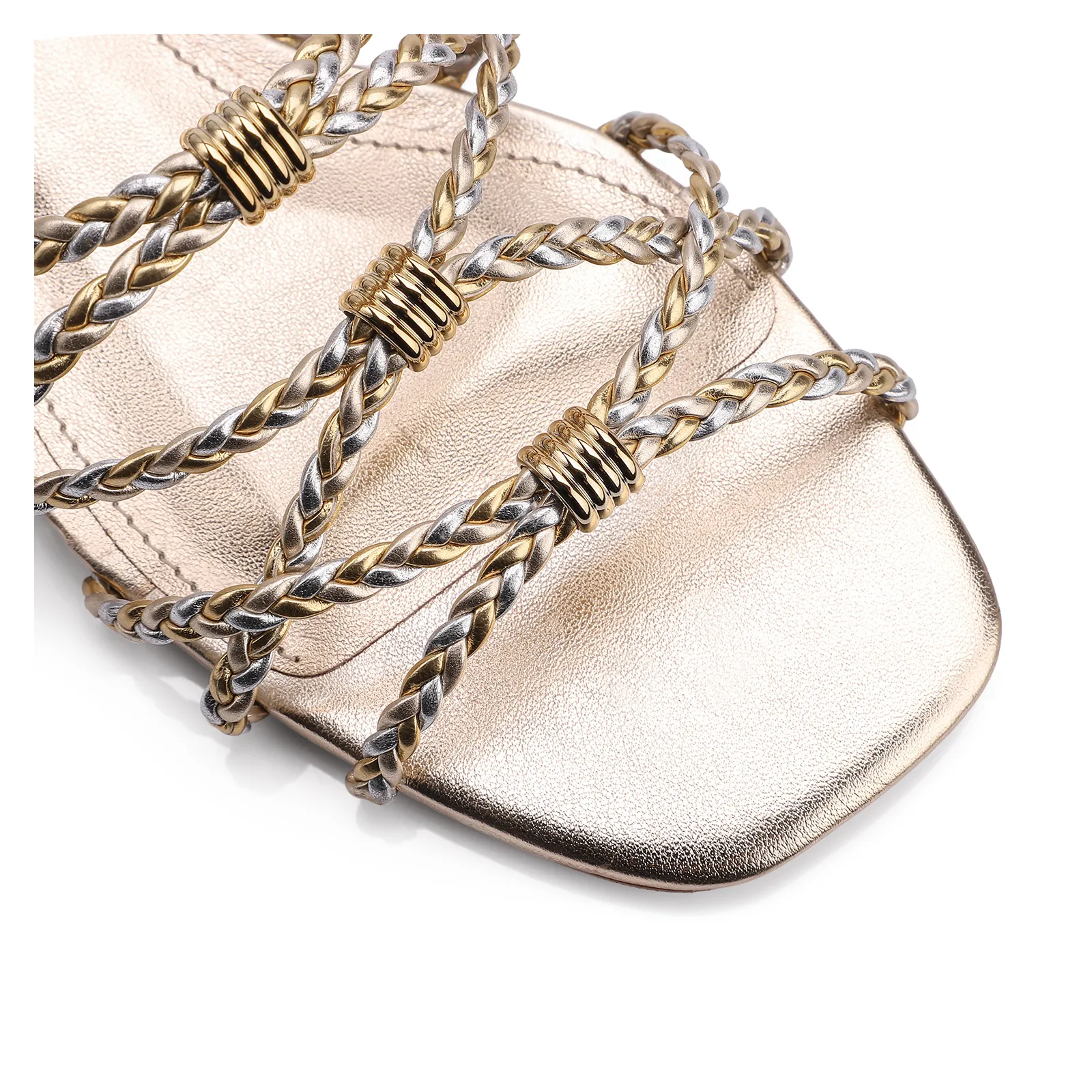 Rasteirinha Alt Dourado/Prata