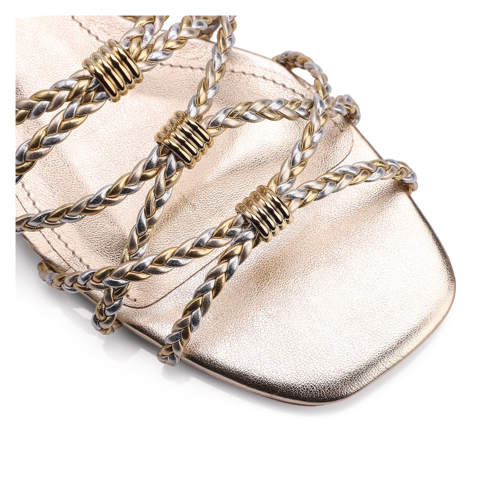 Rasteirinha Alt Dourado/Prata