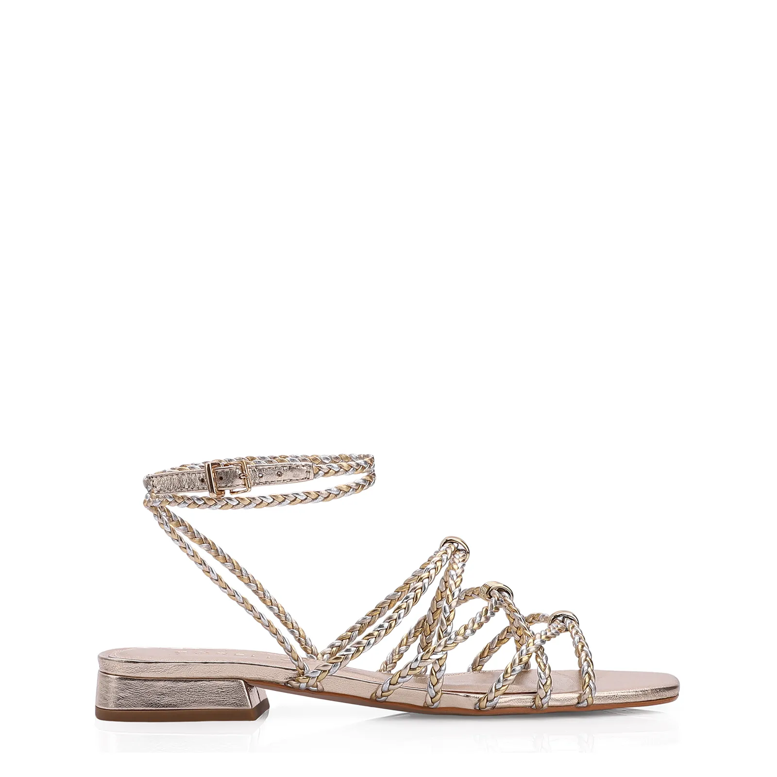 Rasteirinha Alt Dourado/Prata