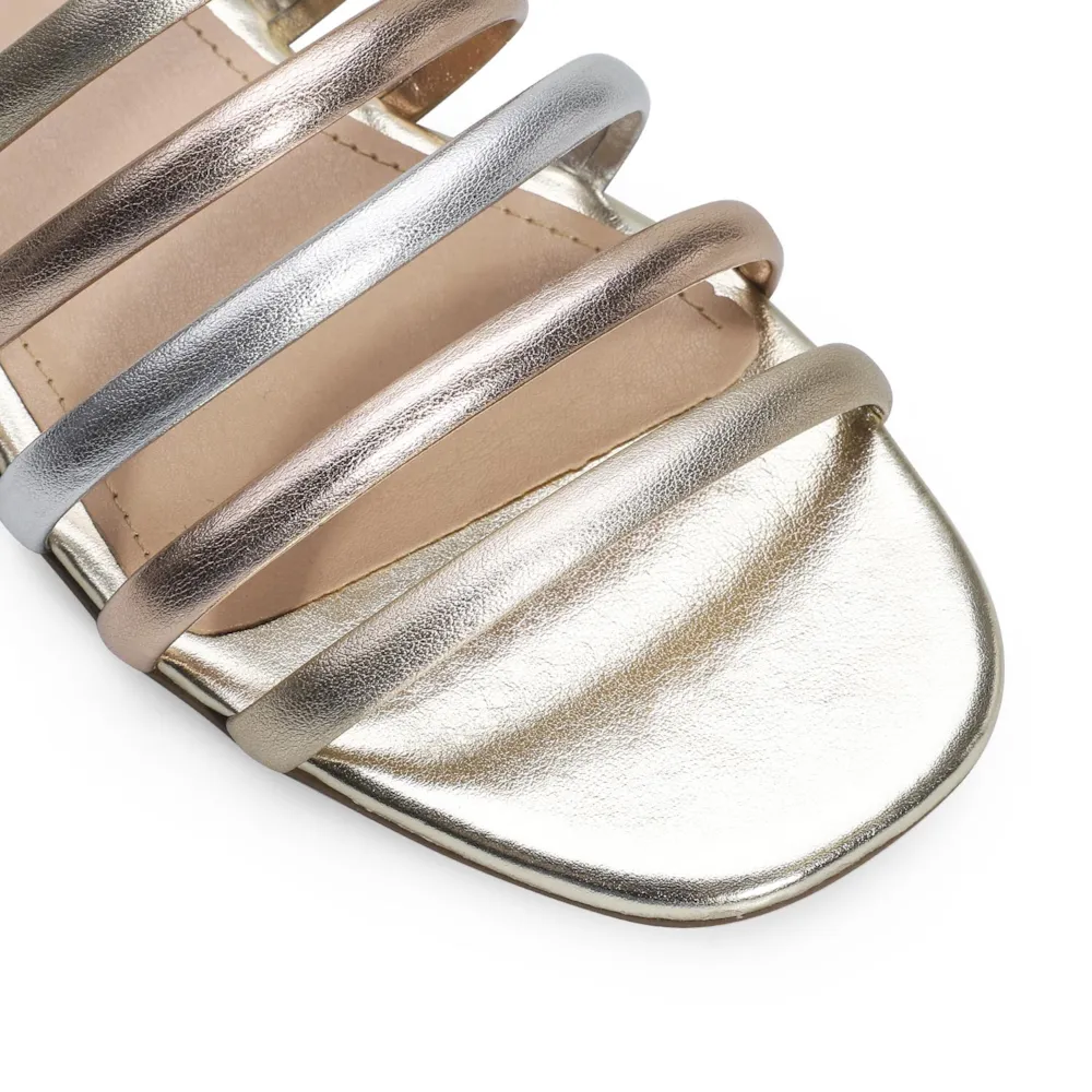 Rasteirinha Alt Dourado/Prata/Bronze - imagem 6