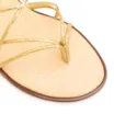 Rasteirinha Alt Dourado/Ráfia Natural - imagem 6