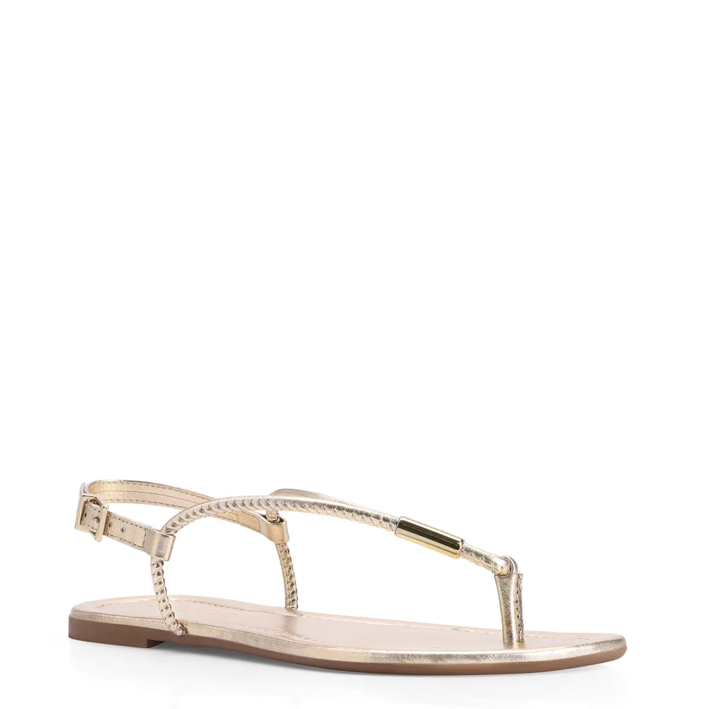 Rasteirinha Alt Metal Dourado