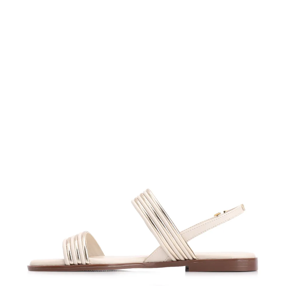 Rasteirinha Alt Off White/Alt Dourado - imagem 4