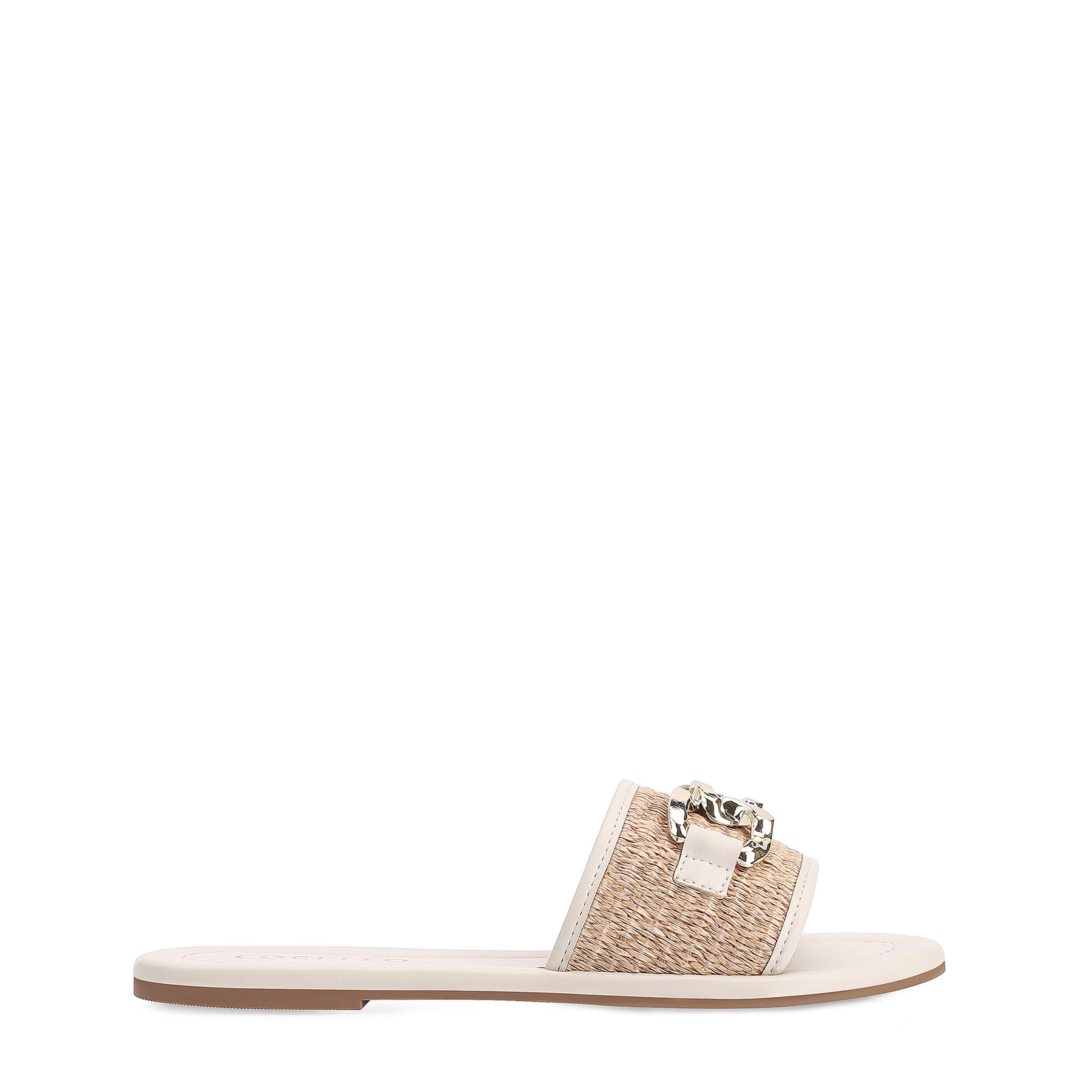 Rasteirinha Alt Off White/Ráfia