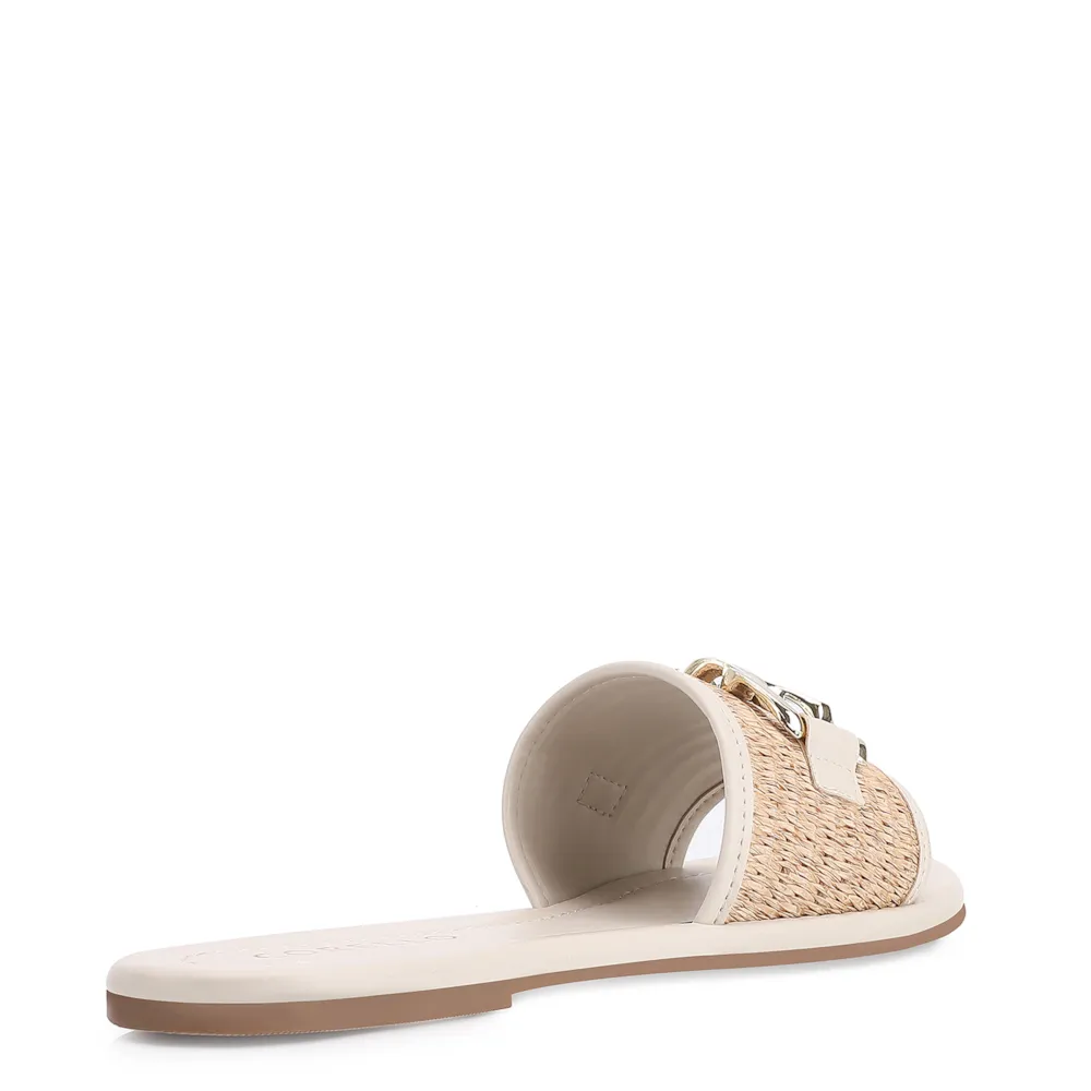 Rasteirinha Alt Off White/Ráfia - imagem 4