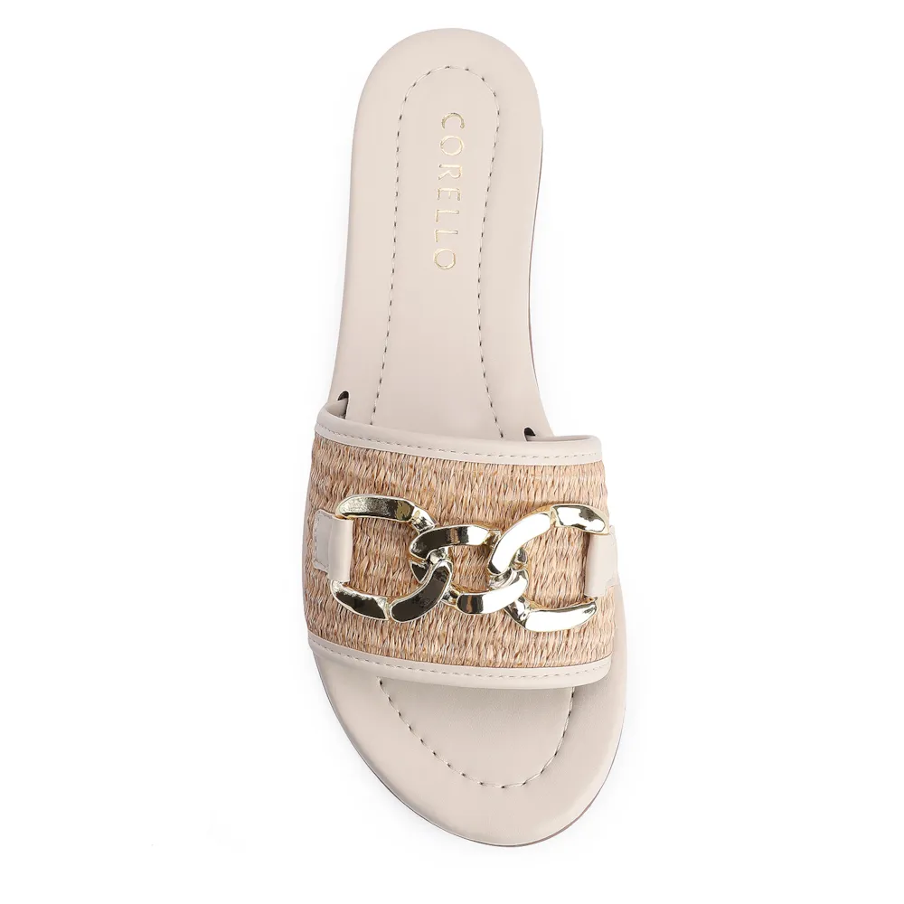 Rasteirinha Alt Off White/Ráfia - imagem 6