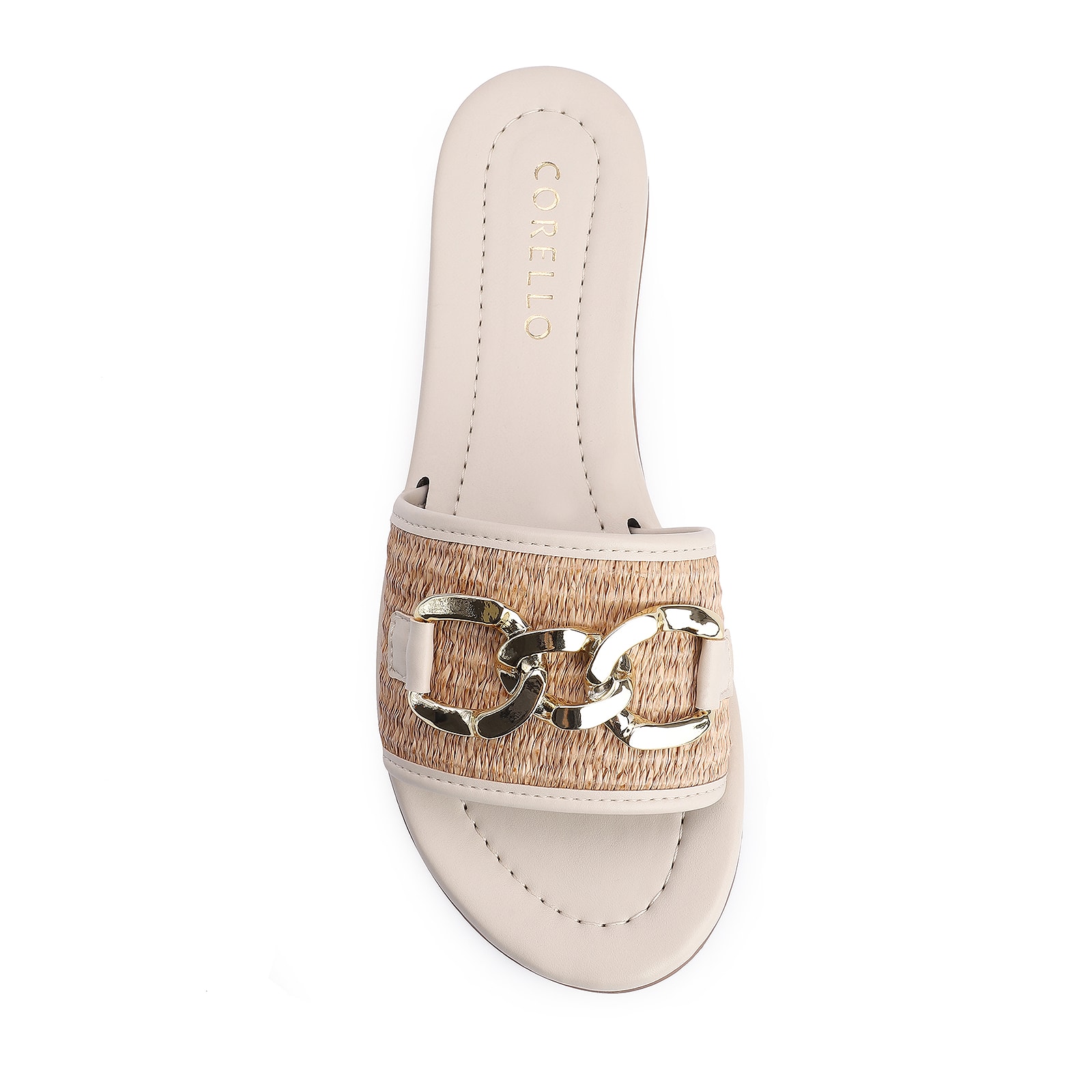 Rasteirinha Alt Off White/Ráfia