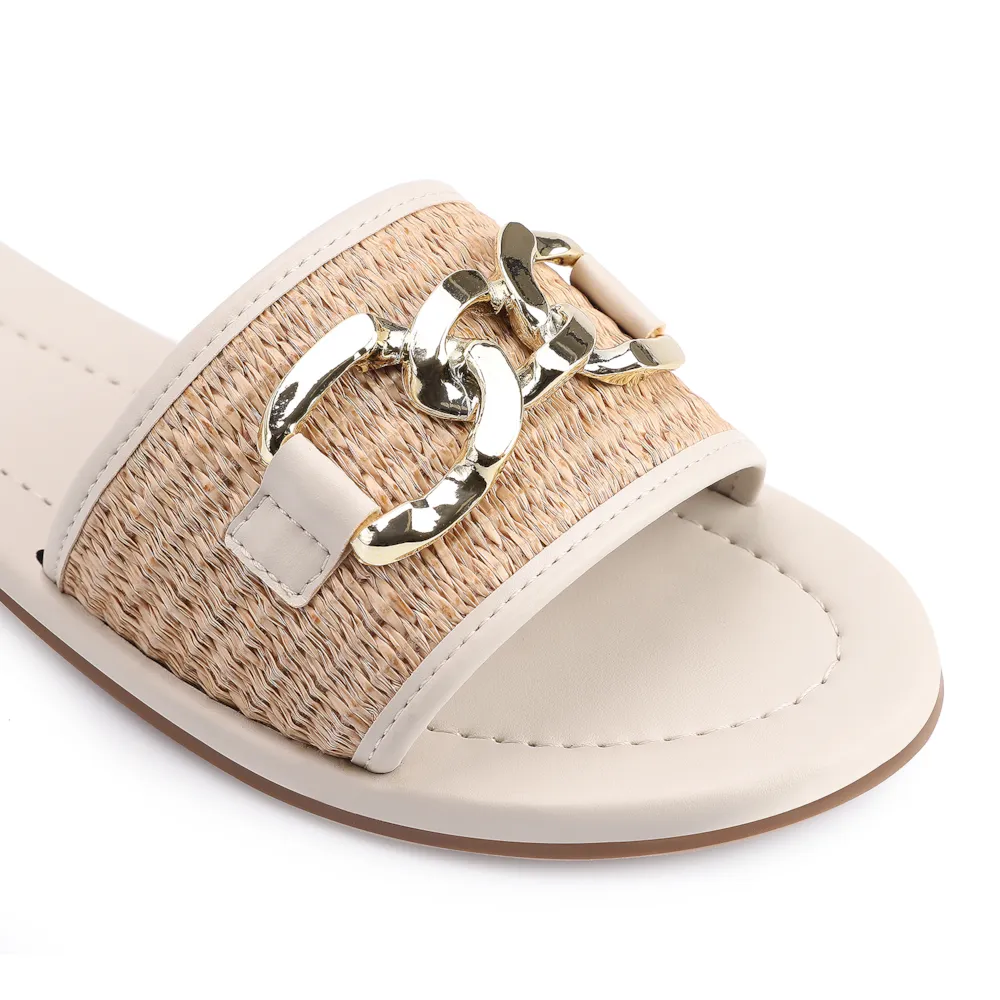 Rasteirinha Alt Off White/Ráfia - imagem 7