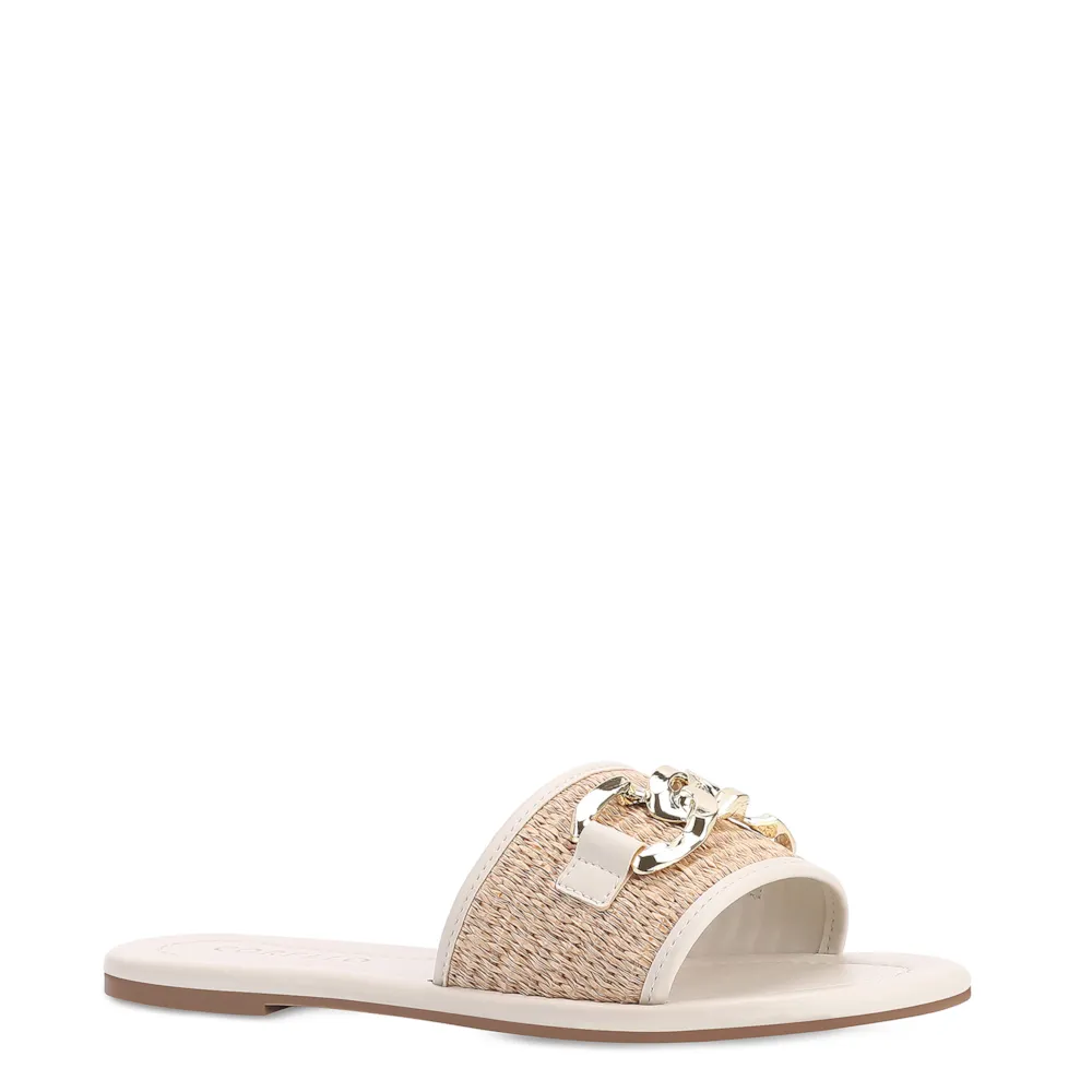 Rasteirinha Alt Off White/Ráfia