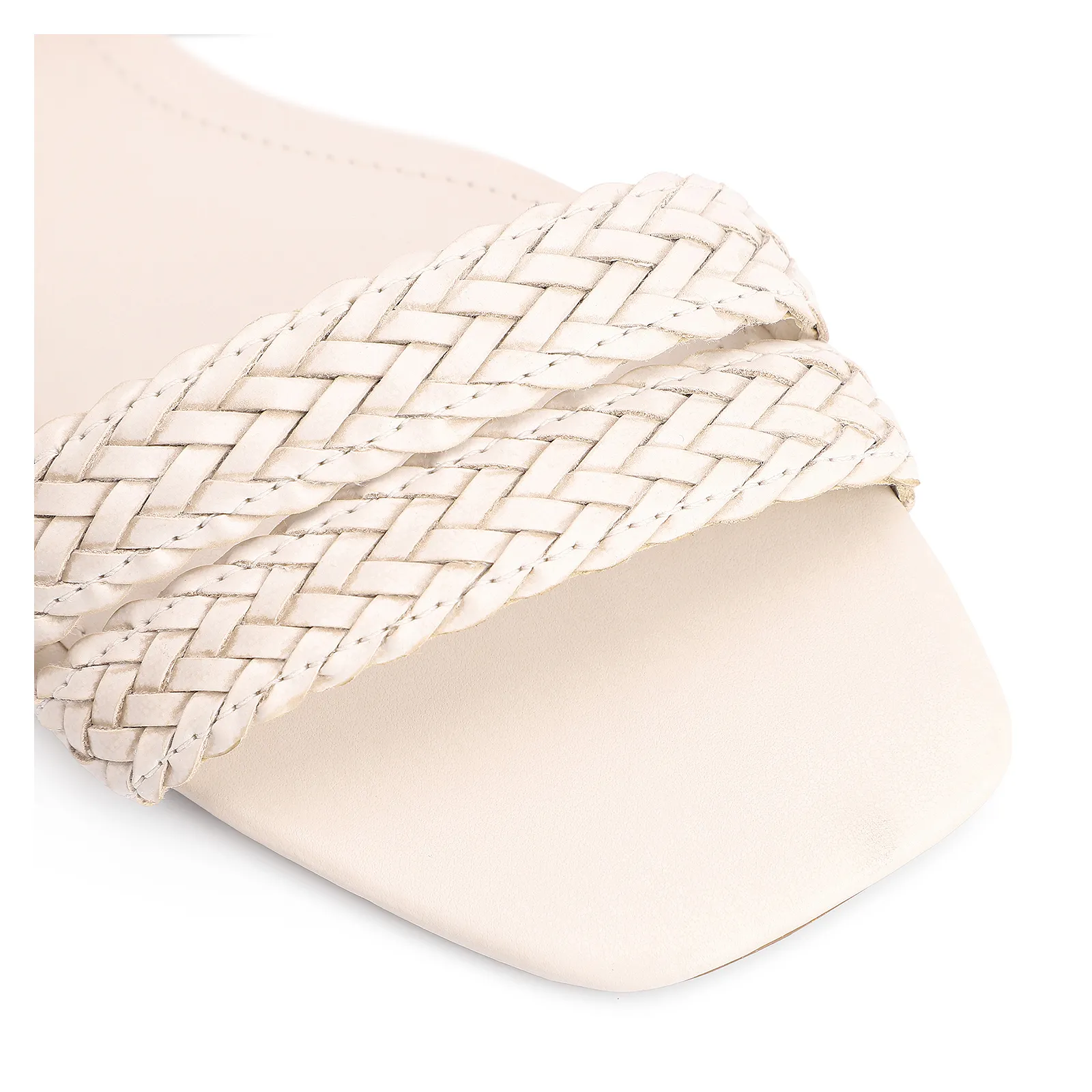 Rasteirinha Alt Tramado Off White