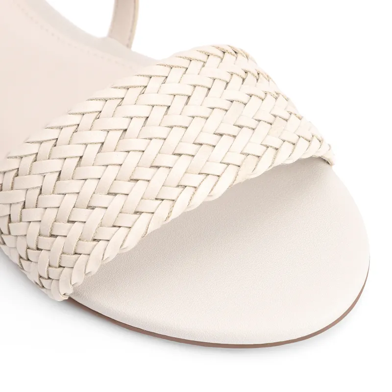 Rasteirinha Alt Tramado Off White - foto 6