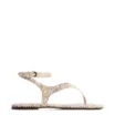 Rasteirinha Animal Print Alt Python Off White - imagem 3