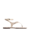 Rasteirinha Animal Print Alt Python Off White - imagem 3