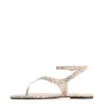 Rasteirinha Animal Print Alt Python Off White - imagem 5