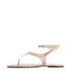 Rasteirinha Animal Print Alt Python Off White - imagem 5