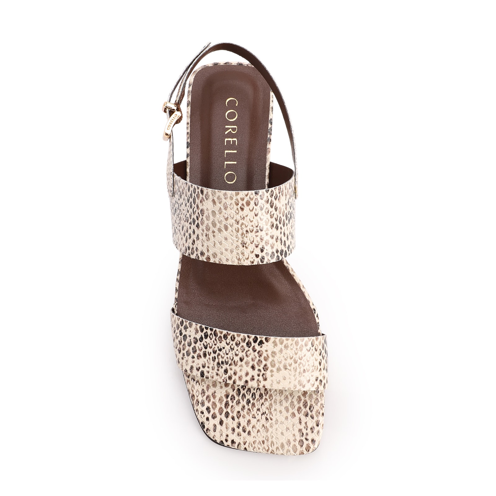 Rasteirinha Animal Print Salto Baixo Alt Pytthon