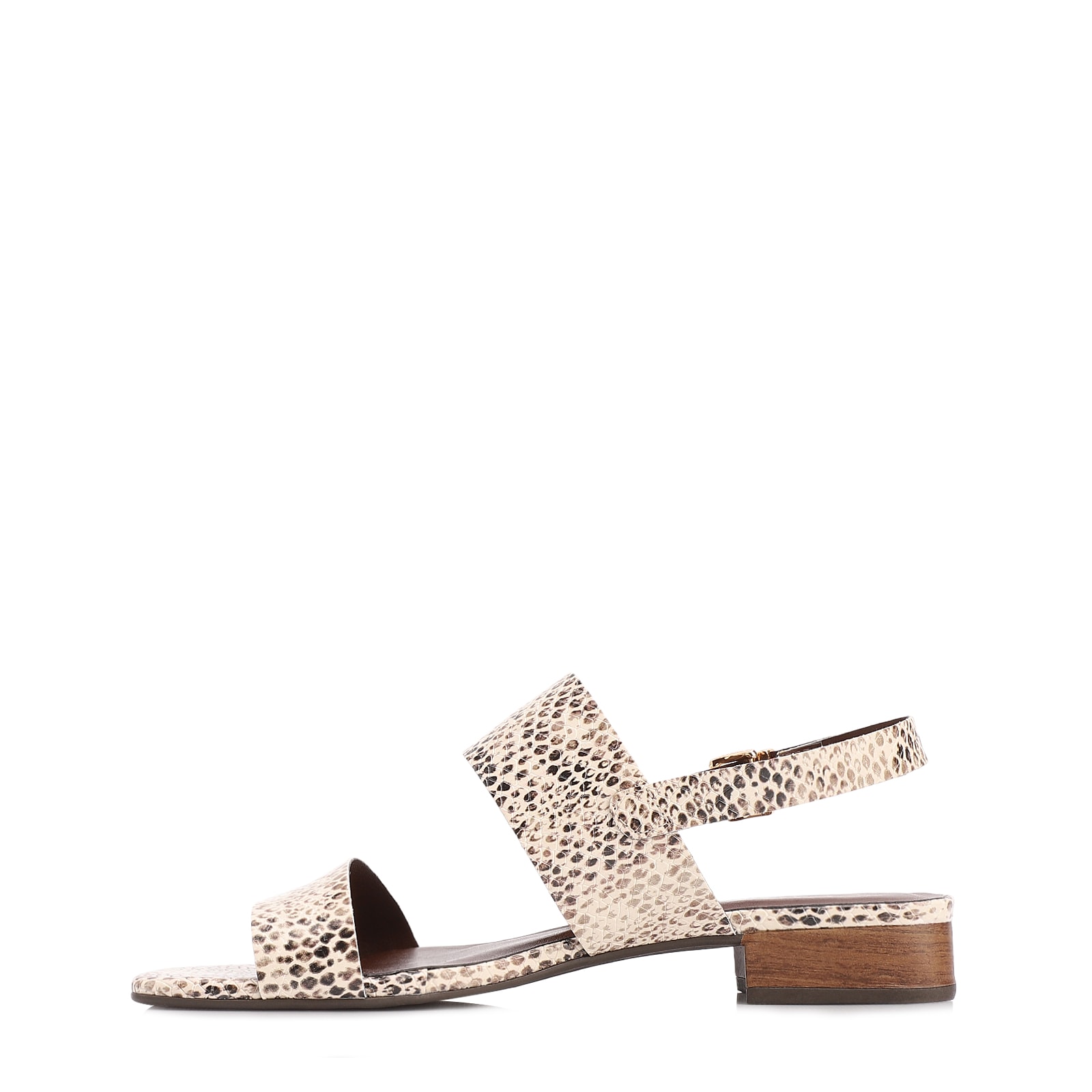 Rasteirinha Animal Print Salto Baixo Alt Pytthon