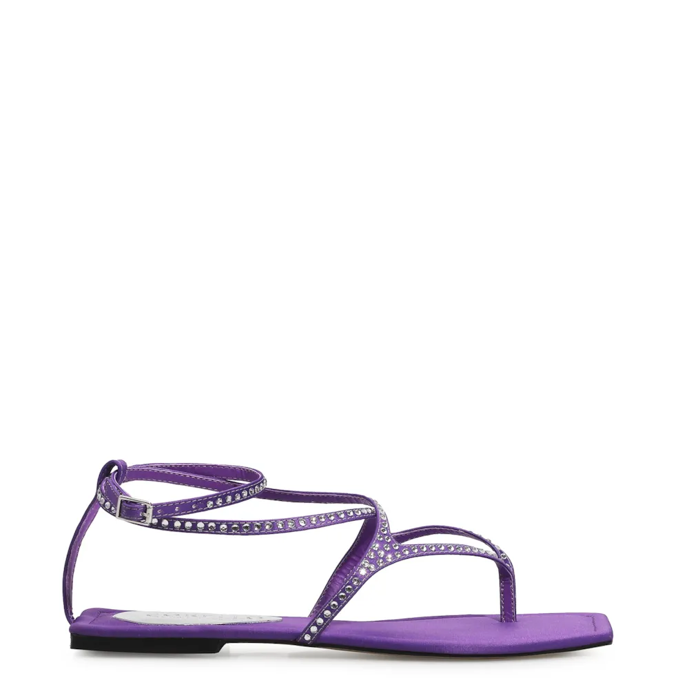 Rasteirinha Cetim Roxo - imagem 3