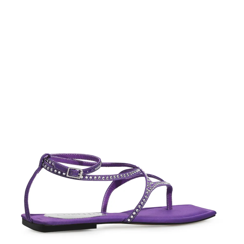 Rasteirinha Cetim Roxo - imagem 4