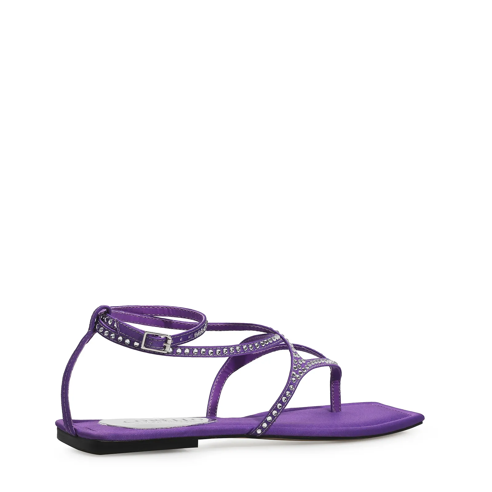 Rasteirinha Cetim Roxo