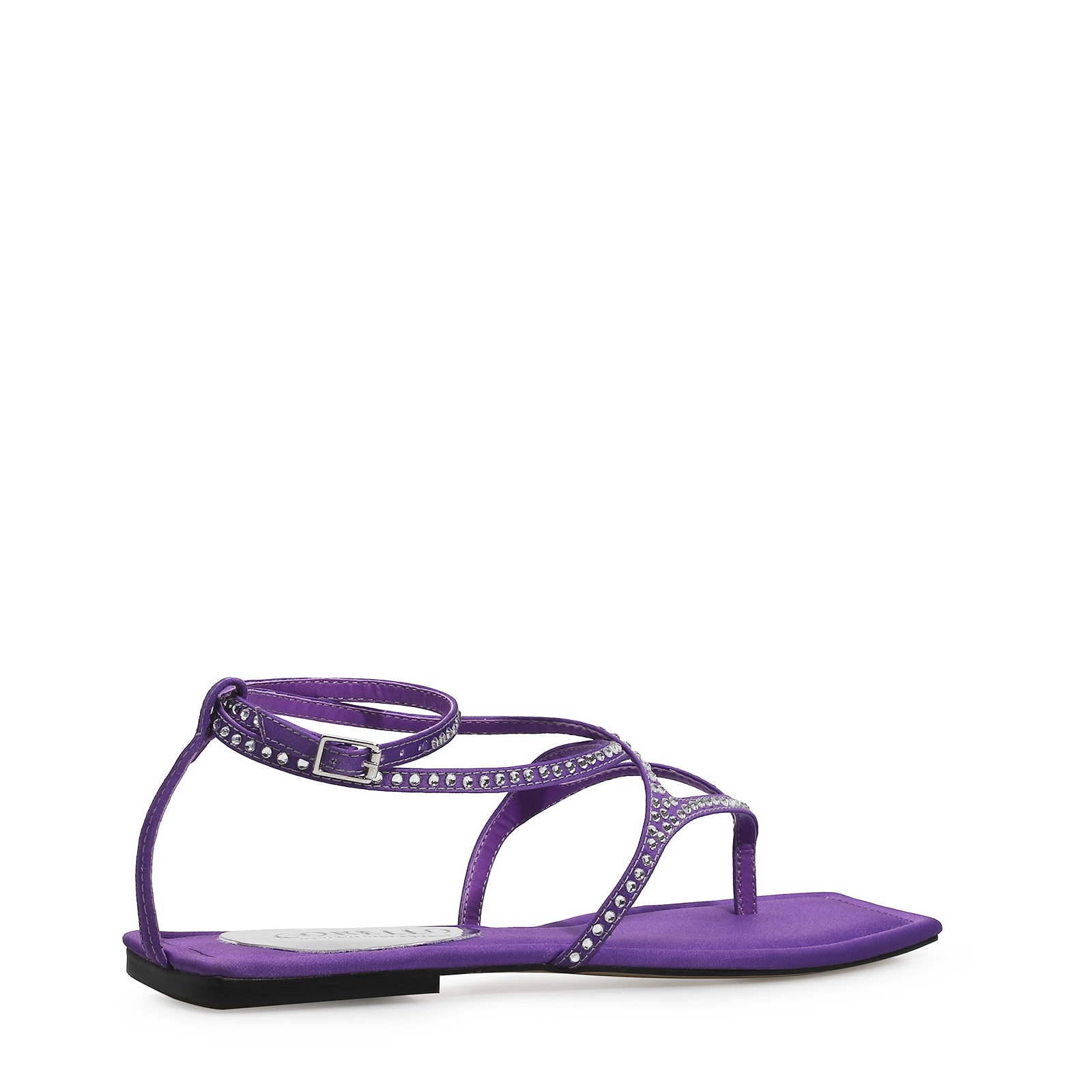 Rasteirinha Cetim Roxo