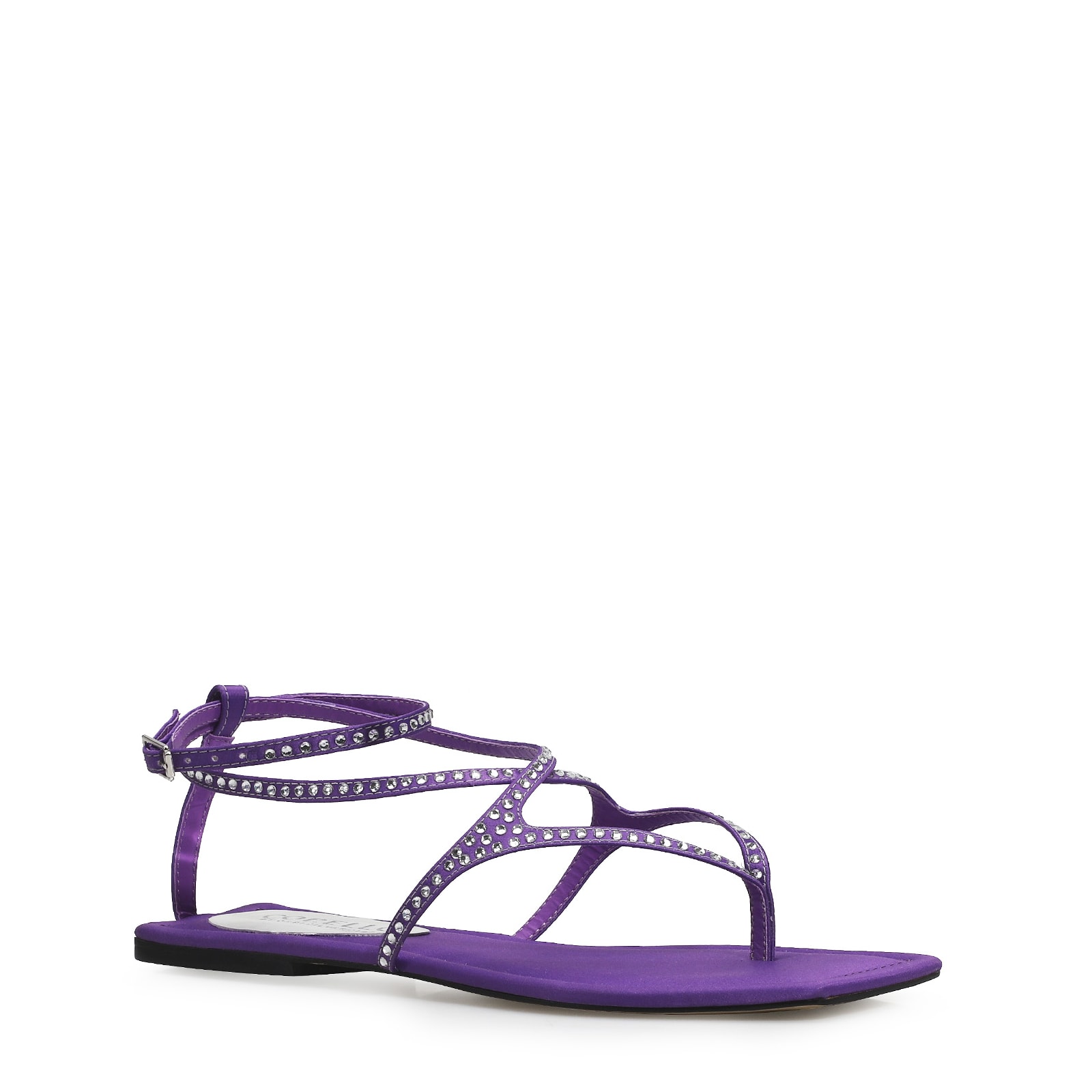 Rasteirinha Cetim Roxo