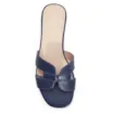 Rasteirinha Couro Azul - imagem 5