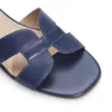 Rasteirinha Couro Azul - imagem 6