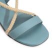Rasteirinha Couro Azul - imagem 7