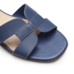 Rasteirinha Couro Azul - imagem 6