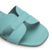 Rasteirinha Couro Azul - imagem 6