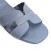 Rasteirinha Couro Azul - imagem 7