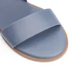 Rasteirinha Couro Azul - imagem 6