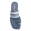 Rasteirinha Couro Azul - imagem 6