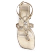 Rasteirinha Couro Champagne - imagem 6