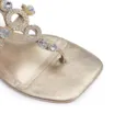 Rasteirinha Couro Champagne - imagem 7