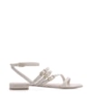 Rasteirinha Couro Estonado Off White - imagem 3