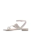 Rasteirinha Couro Estonado Off White - imagem 5