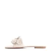 Rasteirinha Couro Flores Off White - imagem 4