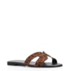 Rasteirinha Couro Nobuck Onça - imagem 1
